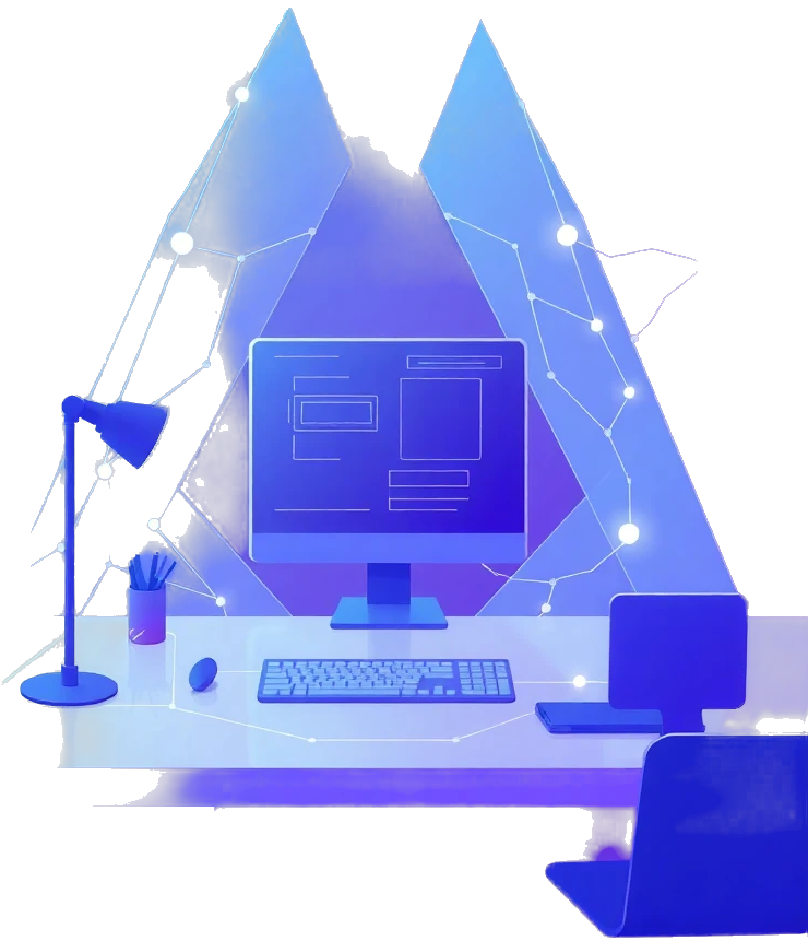 AI Workspace Illustration